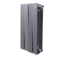 Радиатор биметаллический Royal Thermo PianoForte 500 Серебристый - 4 секц.