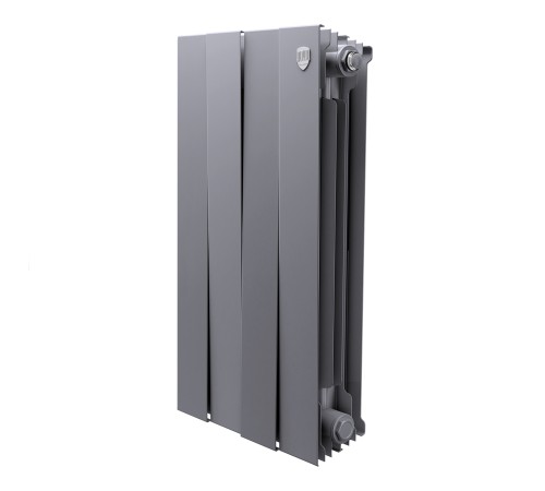 Радиатор биметаллический Royal Thermo PianoForte 500 Серебристый - 4 секц.
