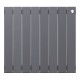 Радиатор биметаллический Royal Thermo PianoForte 500 Серебристый - 8 секц.
