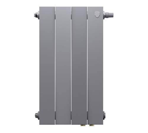 Радиатор биметаллический Royal Thermo PianoForte 500 Серебристый VR80 - 4 секц.