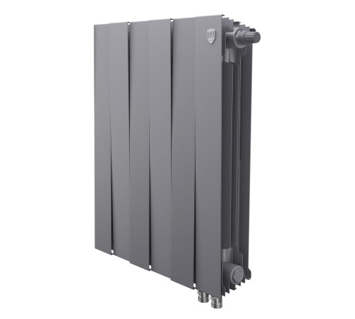 Радиатор биметаллический Royal Thermo PianoForte 500 Серебристый VR80 - 6 секц.