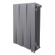 Радиатор биметаллический Royal Thermo PianoForte 500 Серебристый VR80 - 6 секц.