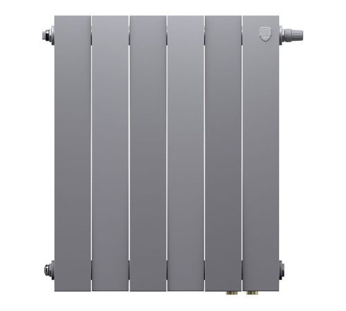 Радиатор биметаллический Royal Thermo PianoForte 500 Серебристый VR80 - 6 секц.