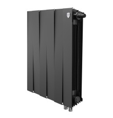 Радиатор биметаллический Royal Thermo PianoForte 500 Чёрный VR80 - 6 секц.