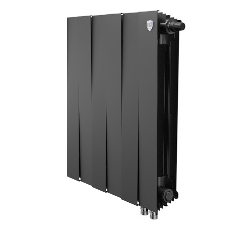 Радиатор биметаллический Royal Thermo PianoForte 500 Чёрный VR80 - 6 секц.