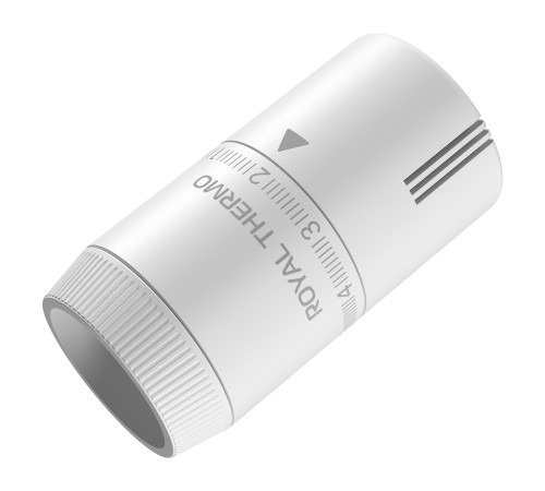 Термоголовка жидкостная Royal Thermo Design М30х1,5 (белый)