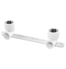 Комплект TEBO бел. PP-R настенный для смесителя 20х1/2" ВР (6/30), арт. 030093801