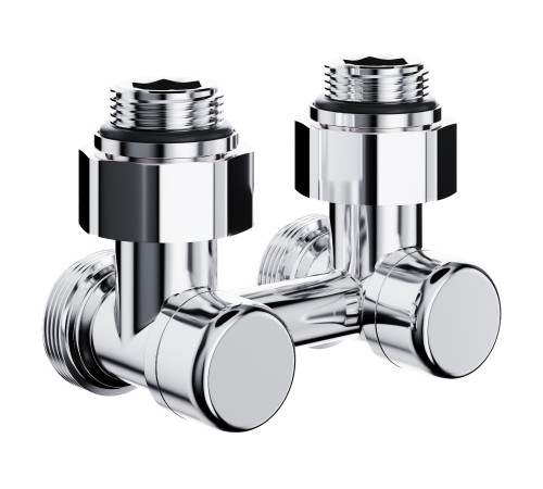 Узел нижнего подключения Royal Thermo Design угловой 1/2"х3/4" EK (хром)