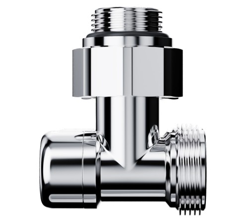 Узел нижнего подключения Royal Thermo Design угловой 1/2"х3/4" EK (хром)