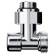 Узел нижнего подключения Royal Thermo Design угловой 1/2"х3/4" EK (хром)