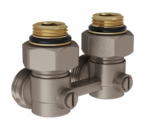 Узел нижнего подключения Royal Thermo угловой 1/2"х3/4"EK RTE 07.00002А