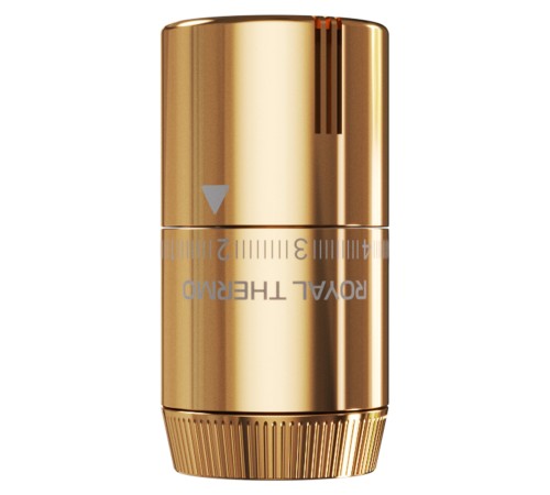 Термоголовка жидкостная Royal Thermo Design М30х1,5 (золото)