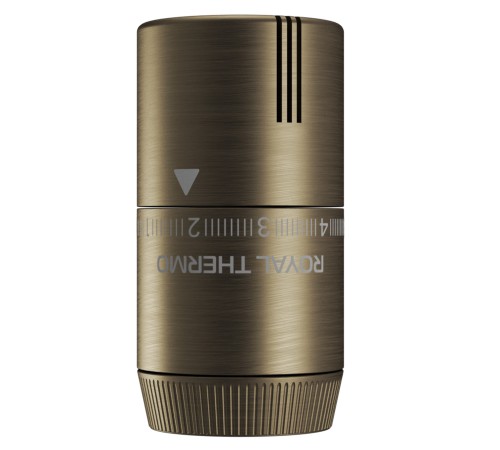 Термоголовка жидкостная Royal Thermo Design М30х1,5 (бронза)