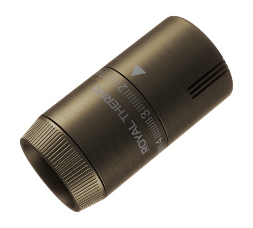 Термоголовка жидкостная Royal Thermo Design М30х1,5 (бронза)