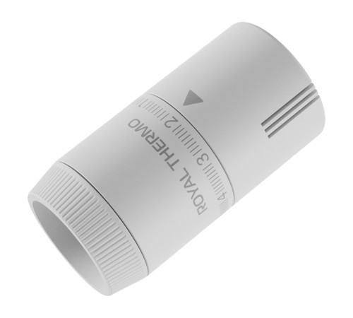 Термоголовка жидкостная Royal Thermo Design М30х1,5 (белый soft touch)