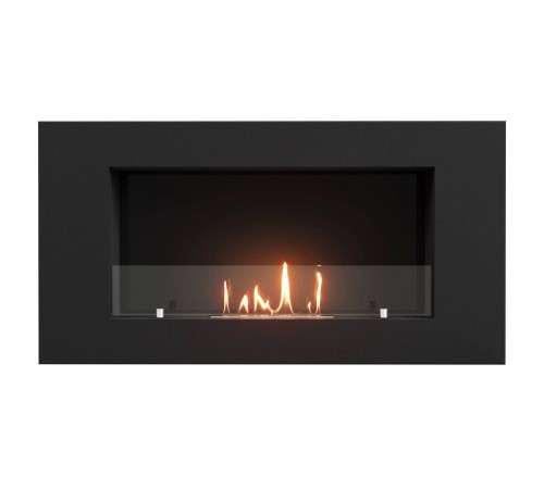 Каминокомплект:Биокамин Firelight BFP/W-90+Набор керамических камней М, черные