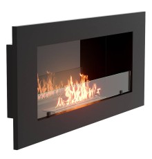 Каминокомплект:Биокамин Firelight BFP/W-110+Набор керамических камней М, черные