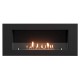 Каминокомплект:Биокамин Firelight BFP/W-110+Набор керамических камней М, черные