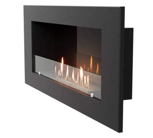 Каминокомплект:Биокамин Firelight BFP/W-110+Набор керамических камней М, черные