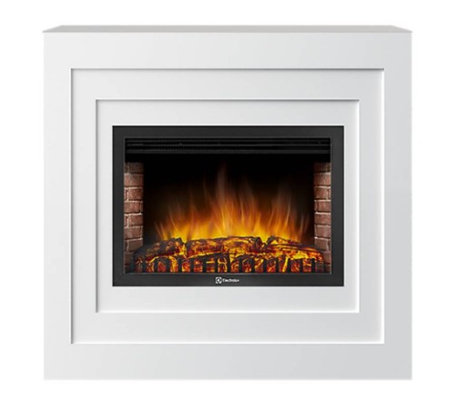Каминокомплект:Биокамин Firelight BFP/P-3020+Портал Cubo 30 белый