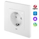Розетка умная встраиваемая HOMMYN zigbee RKNWOZ01W