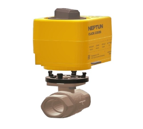 Кран с электроприводом Neptun BUGATTI Click 230В 1/2