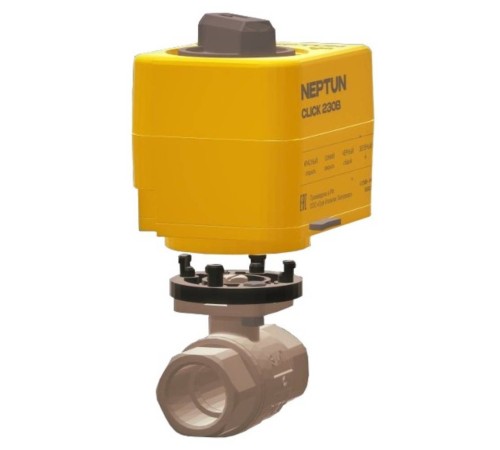 Кран с электроприводом Neptun Profi Click 230В 1/2