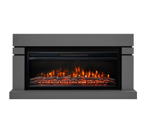 Каминокомплект: Очаг Electrolux EFP/P-4220LS, портал Lindos 42/40/36, светло-серый, р/в