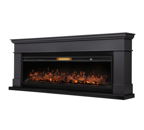 Каминокомплект: Очаг Royal Thermo Aurora RTFP/P-AR60LS, портал California 60 G, графит