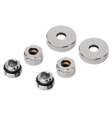 Набор подключения Royal Thermo Design 1/2" ВР - 15 мм (хром)