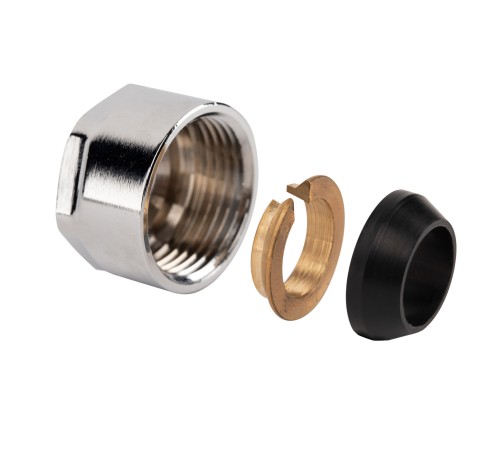 Набор подключения Royal Thermo Design 1/2" ВР - 15 мм (хром)