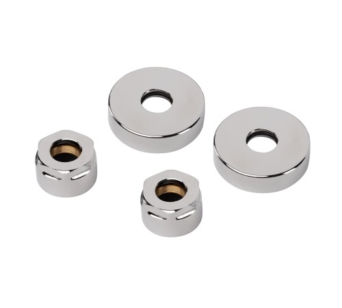 Набор подключения Royal Thermo Design 3/4" ЕК - 15 мм (хром)