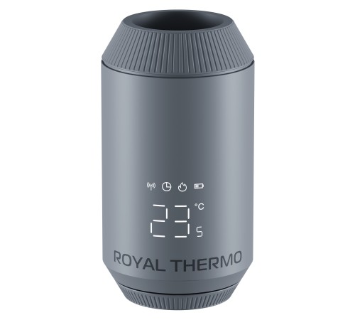 Термостат радиаторный электронный Royal Thermo Smart Heat 2.0, серебристый