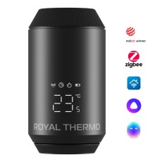 Термостат радиаторный электронный Royal Thermo Smart Heat 2.0, черный