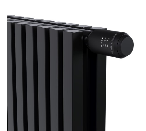 Термостат радиаторный электронный Royal Thermo Smart Heat 2.0, черный