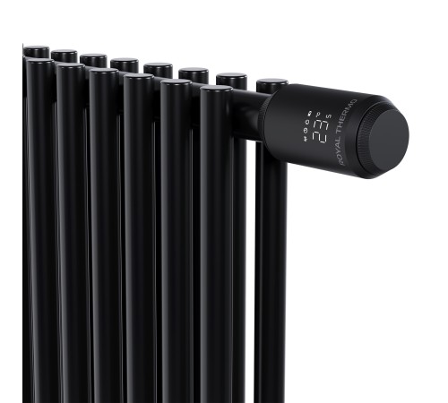 Термостат радиаторный электронный Royal Thermo Smart Heat 2.0, черный