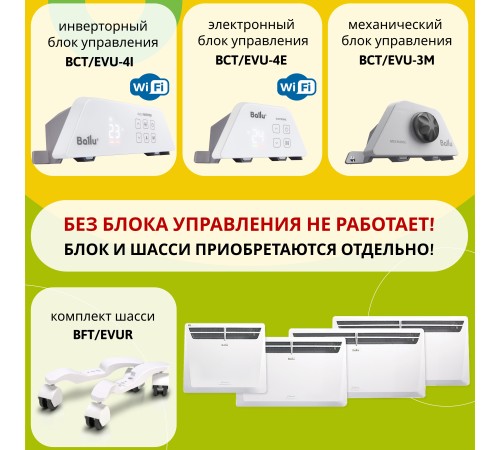Модуль отопительный электрического конвектора Ballu Evolution Transformer BEC/EVU-500