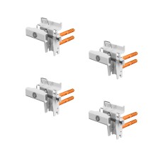 Комплект настенных кронштейнов Royal Thermo Insignia Design Fix RAL9016 х 4