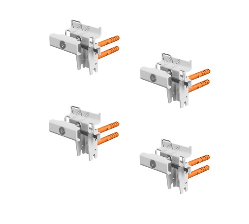 Комплект настенных кронштейнов Royal Thermo Insignia Design Fix RAL9016 х 4