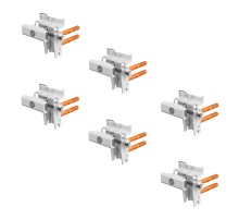 Комплект настенных кронштейнов Royal Thermo Insignia Design Fix RAL9016 х 6