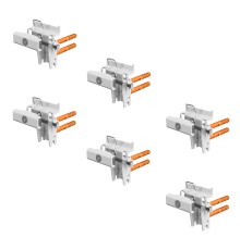 Комплект настенных кронштейнов Royal Thermo Insignia Design Fix RAL9016 х 6