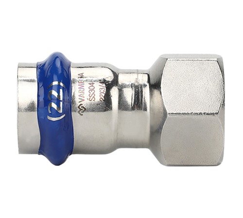 Муфта VARMEGA раструбная Inox Press ВР 22x1"