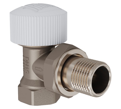 Клапан термостатический угловой Royal Thermo 1/2" М30х1,5