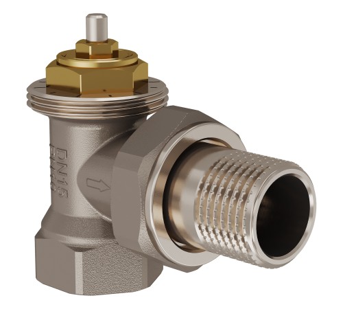 Клапан термостатический угловой Royal Thermo 1/2" М30х1,5
