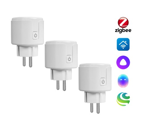 Комплект три умные съемные розетки HOMMYN 3RKNZ02