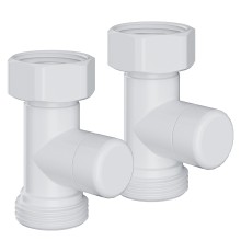 Набор нижнего подключения Royal Thermo Design прямой раздельный 3/4х3/4ЕК (белый)