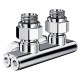 Узел нижнего подключения перекрестный Royal Thermo Design угловой 1/2"х3/4" EK (хром)
