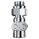 Узел нижнего подключения перекрестный Royal Thermo Design прямой 1/2"х3/4" EK (хром)
