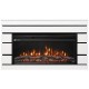 Каминокомплект: Очаг Electrolux EFP/P-3620LS, портал Moderno 36 белый, черный, р/в