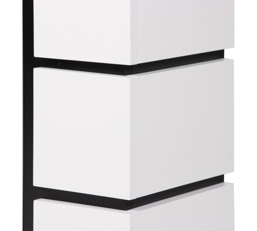 Каминокомплект: Очаг Electrolux EFP/P-3620LS, портал Moderno 36 белый, черный, р/в